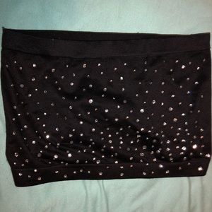 cute rhinestone tube top